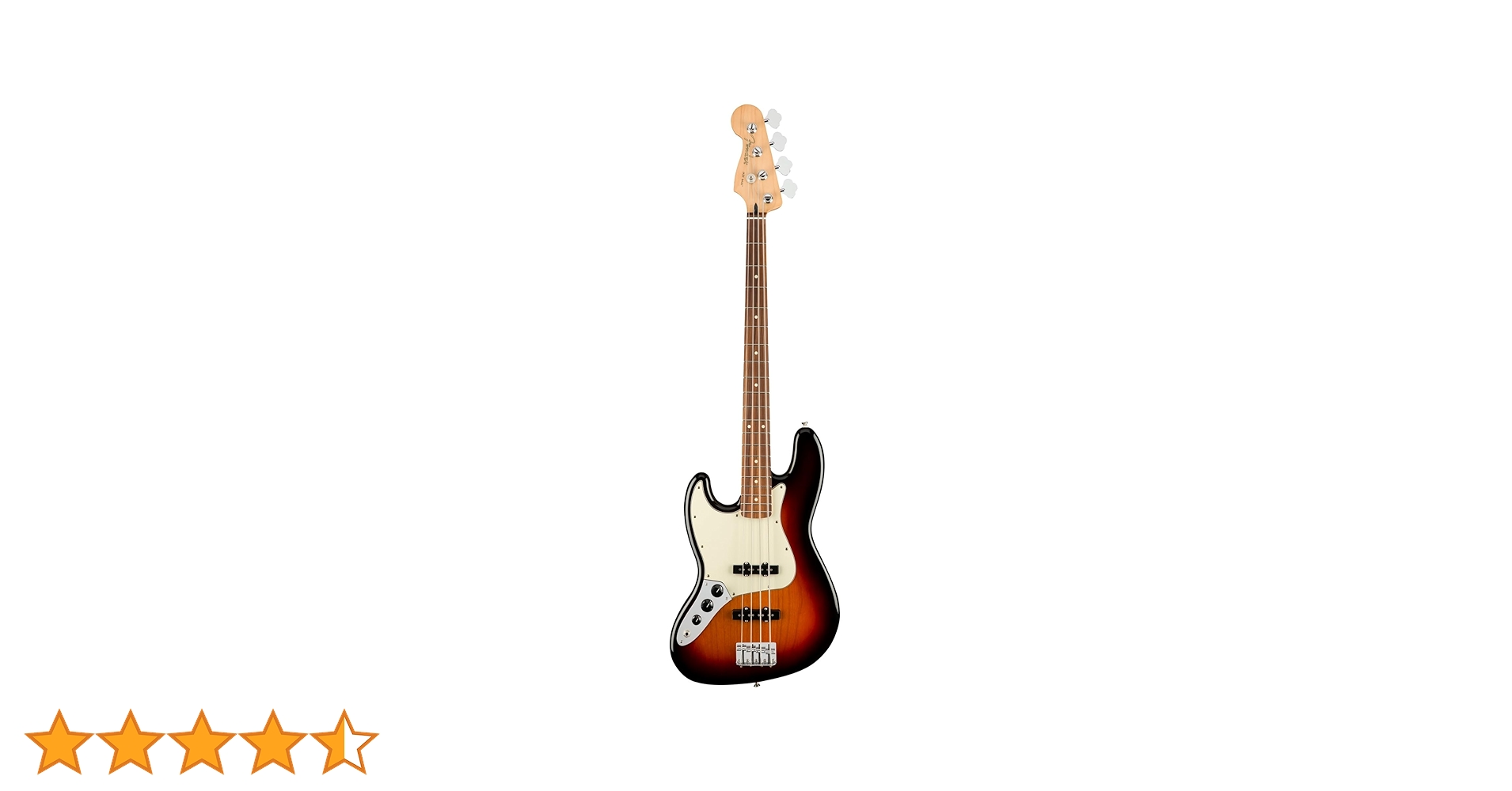 ベース Fender Player Series Jazz Bass Frettless Fender Player Jazz Bass Fretless Pau Ferro - 3 Tone Sunburst